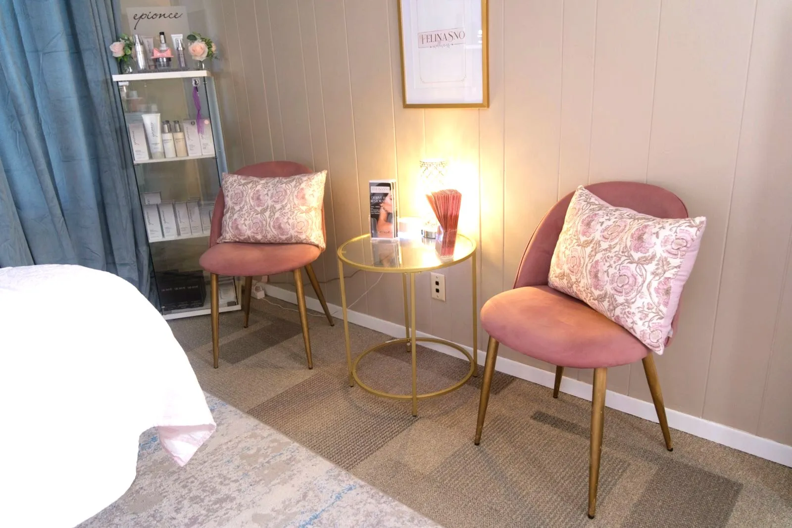 A treatment room at Felina Sno Wellness